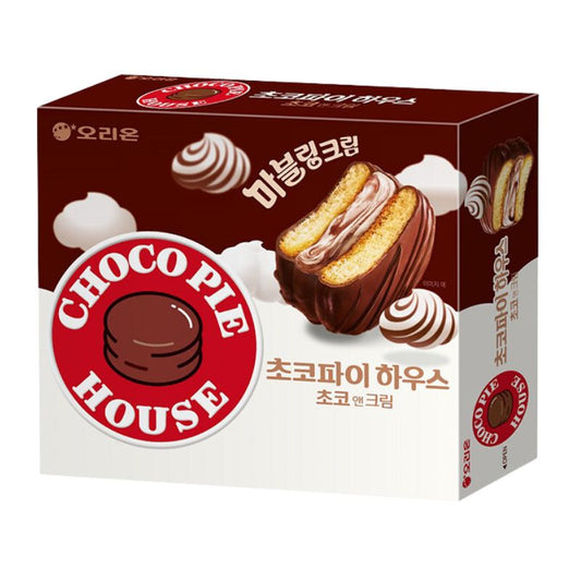 Choco Pie House Choco & Cream CAJA 8 paquetes con 12 piezas de 408 g c/u Total: 96