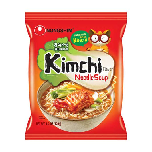 Kimchi Ramen CAJA 4 paquetes con 4 piezas de 120 g c/u Total 16