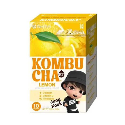 BTS Kombucha Limón CAJA 14 paquetes con 10 sticks c/u Total 140