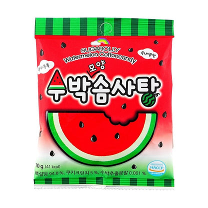 Algodón de Azúcar sabor Sandía CAJA 60 piezas de 10 g c/u